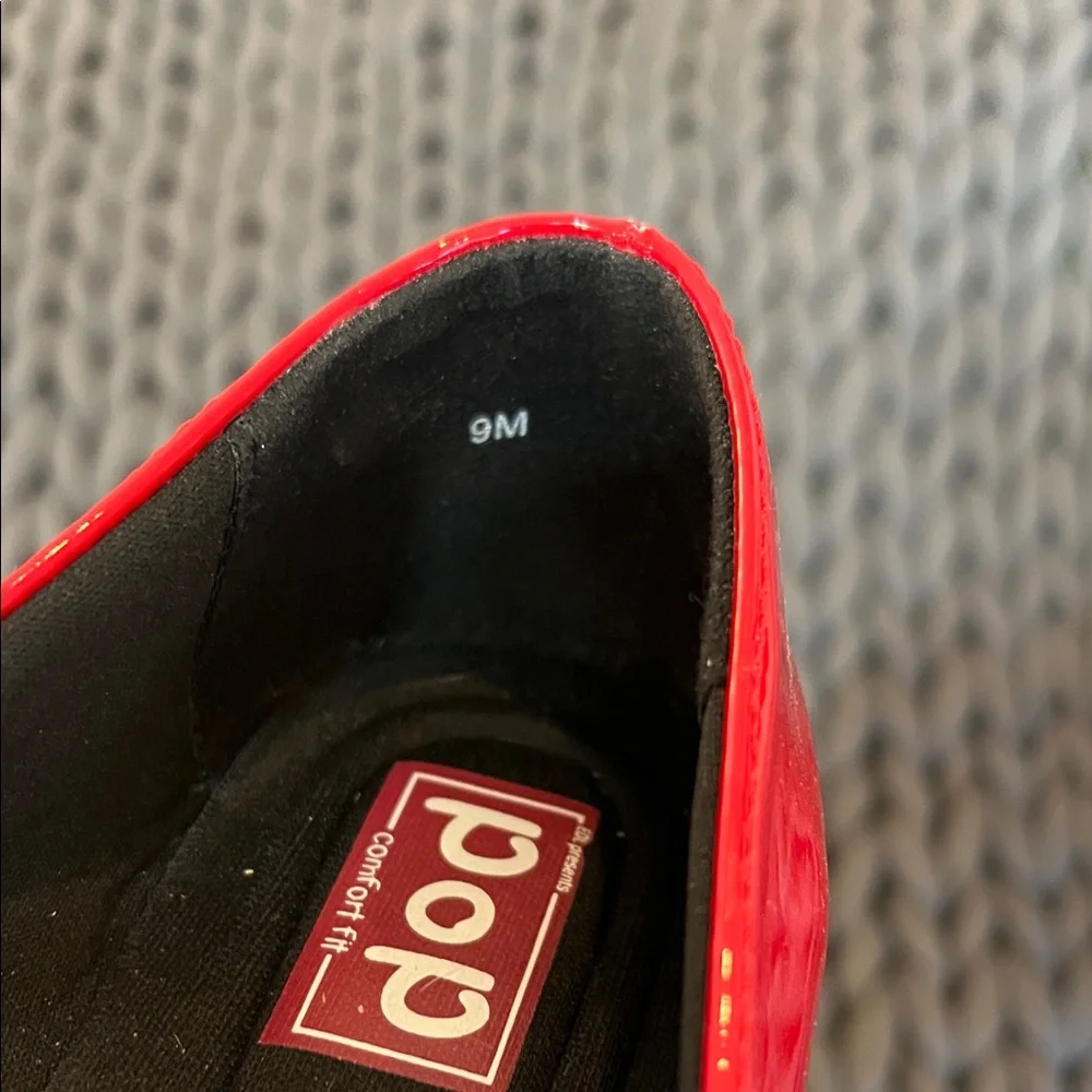 Pop Shiny Red Kids Dress Shoes